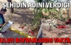 Şehidin adının verildiği okulun bayraklarını yaktılar