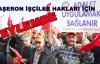 Taşeron işçiler Antalya'da haklarını aradı