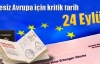 Vizesiz Avrupa için kritik tarih 24 Eylül