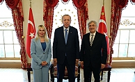 Prof. Özkan çifti Cumhurbaşkanı Erdoğan'la görüştü