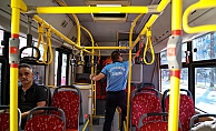 Büyükşehir’in toplu ulaşım araçlarındaki sıkı denetimleri devam ediyor