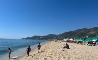  Alanya'da eylül ayında plajlar doldu