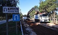 Turizm Bölgesi’nde içme suyu hattı tamamlanıyor, yol yenileniyor