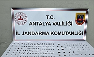  Antalya'da 281 adet tarihi eser ele geçirildi