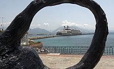 Alanya'ya kruvaziyerle 187 turist geldi
