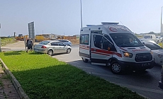 Kaza yapan sürücü hastaneye gitmeyi reddetti