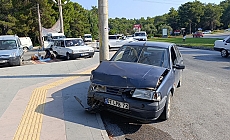 Manavgat’ta zincirleme kaza: 2 yaralı