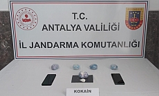 Alanya'da yarım kilo kokain ele geçirildi