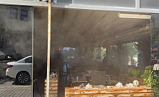 Gazipaşa’da kafe bacasındaki yangını itfaiye ekipleri söndürdü