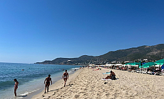  Alanya'da eylül ayında plajlar doldu