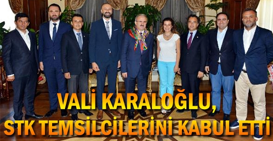 Vali Karaloğlu, STK temsilcilerini kabul etti