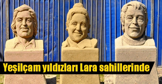 Yeşilçam yıldızları Lara sahillerinde