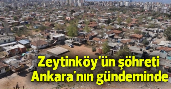 Zeytinköy'ün şöhreti Ankara'nın gündeminde
